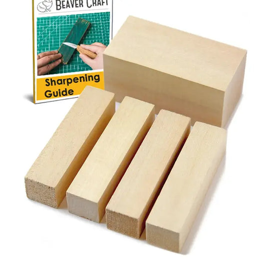 Basswood Carving Blocks (set of 5)