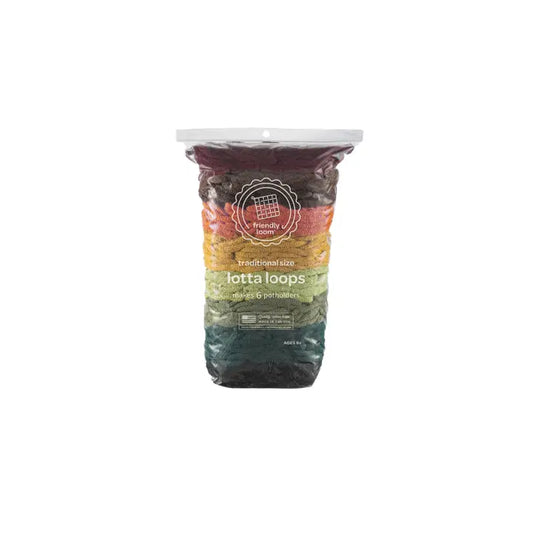 Earthtones Potholder Loops (large bag)