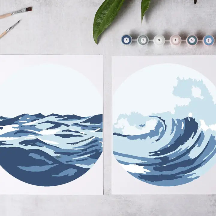 Ocean Waves - Paint by Number Kit