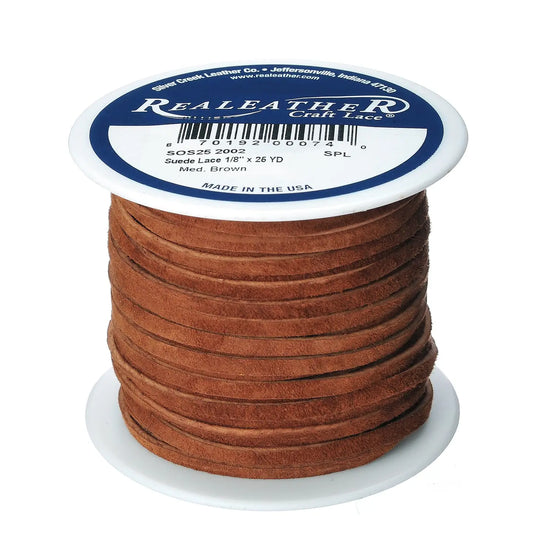 Medium Brown - Suede Lace Spool