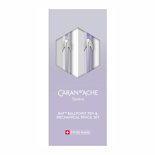 Caran D'Ache Blooming Lavender 849 Pen & Pencil Set
