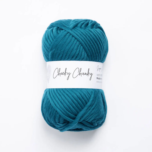 Cheeky Chunky Merino Wool Yarn - Aquamarine