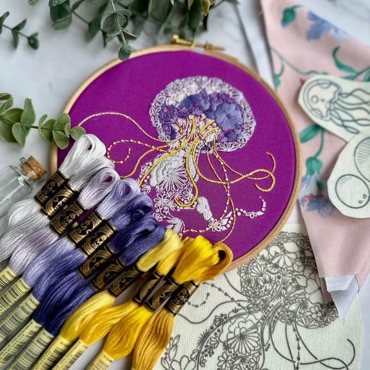 Jellyfish Embroidery Kit (Copy)