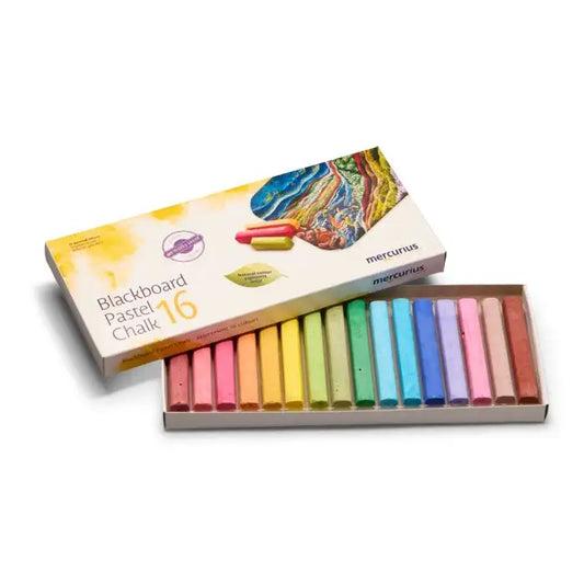 Blackboard Pastel Chalk, 16 colors