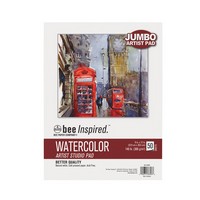 Bee Inspired Watercolor Pad, 9x12, 50 sheets