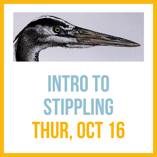 Intro to Stippling, Oct 16, 6:30-8:00pm**