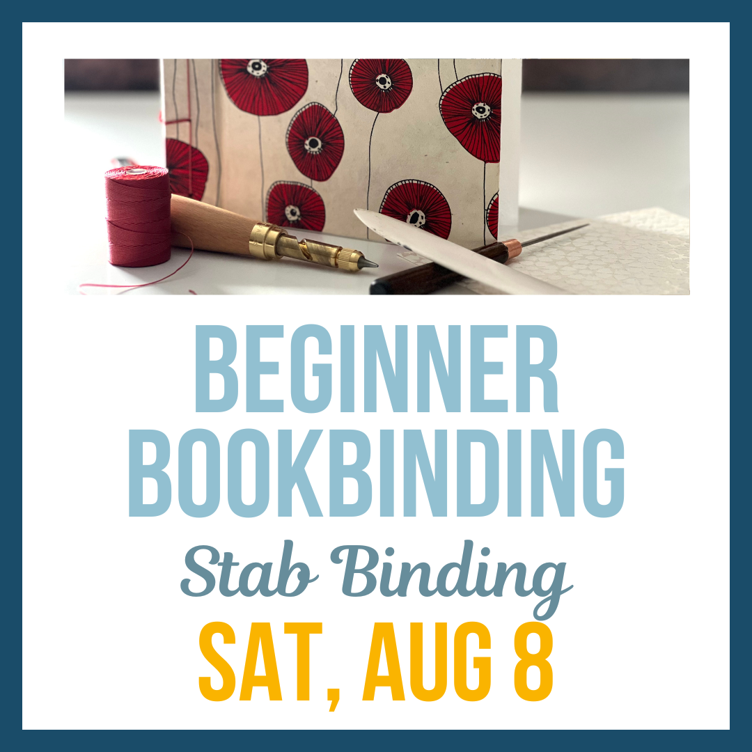 Beginner Bookbinding: Stab Binding; Sat, Aug 8 @ 2:00pm