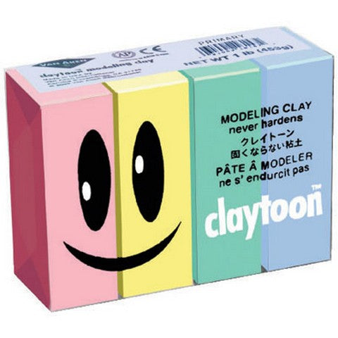 Claytoon Modeling Clay 1Lb 4 Pack Sweetheart Color Set