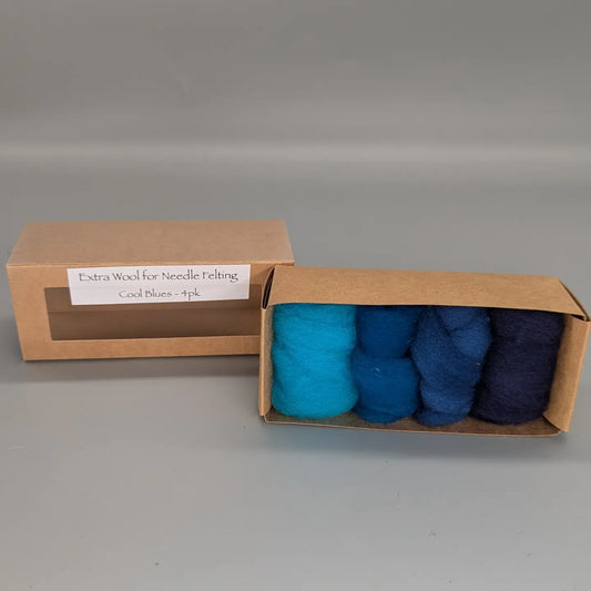 Colorful Roving Small (4 cool colors)