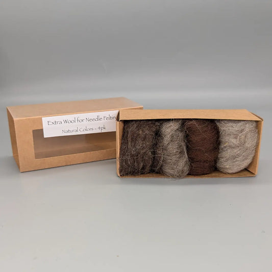 Colorful Roving Small (4 earth colors)