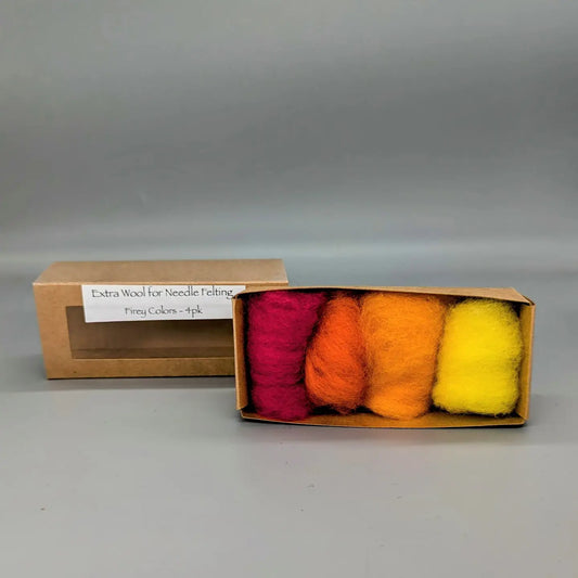 Colorful Roving Small (4 warm colors)