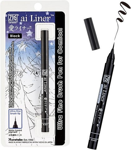 Zig Cartoonist Ai Liner Black