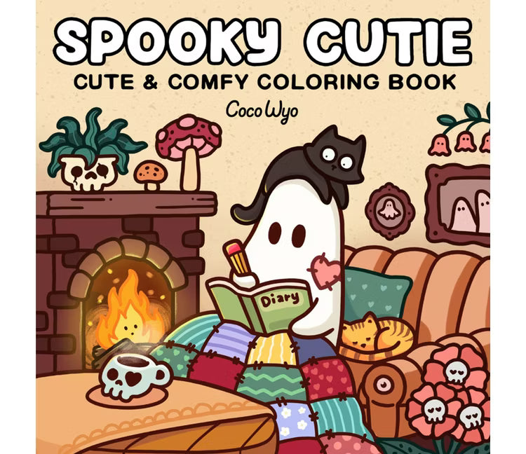 Spooky Cutie Coloring Book