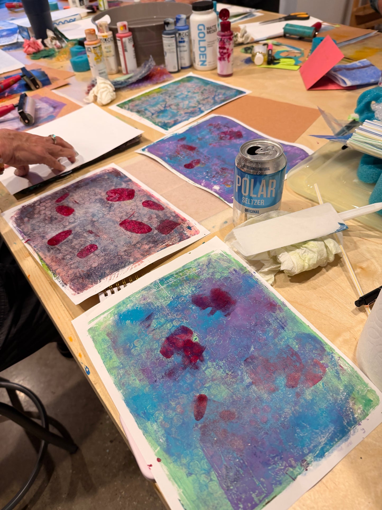 Introduction to Gel-Plate Printing; Thur, Sept 17 @ 6:00pm