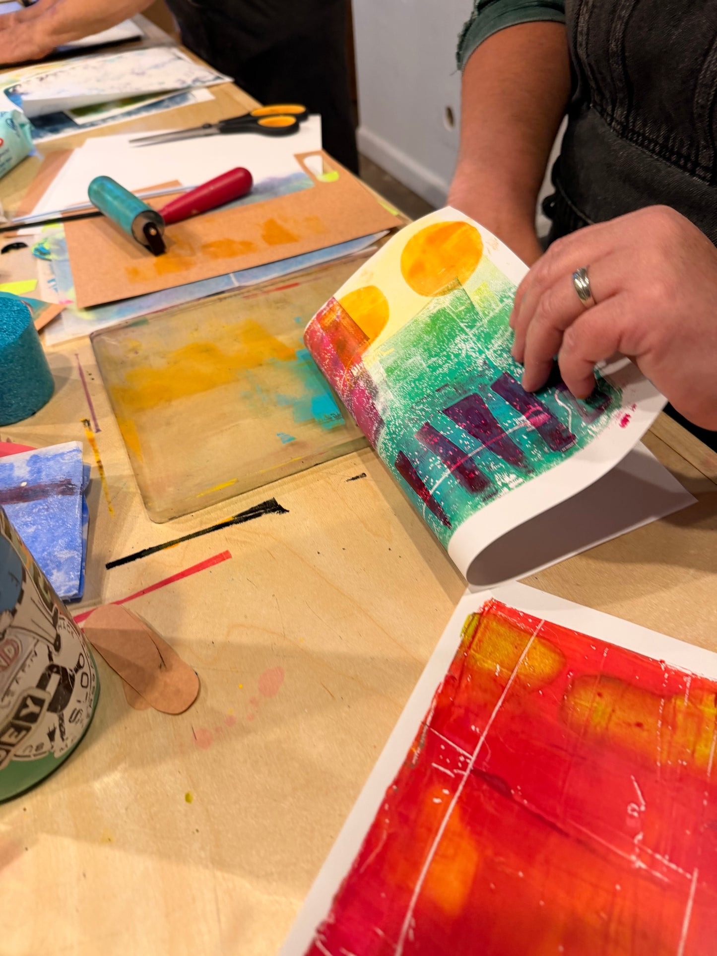 Introduction to Gel-Plate Printing; Thur, Sept 17 @ 6:00pm