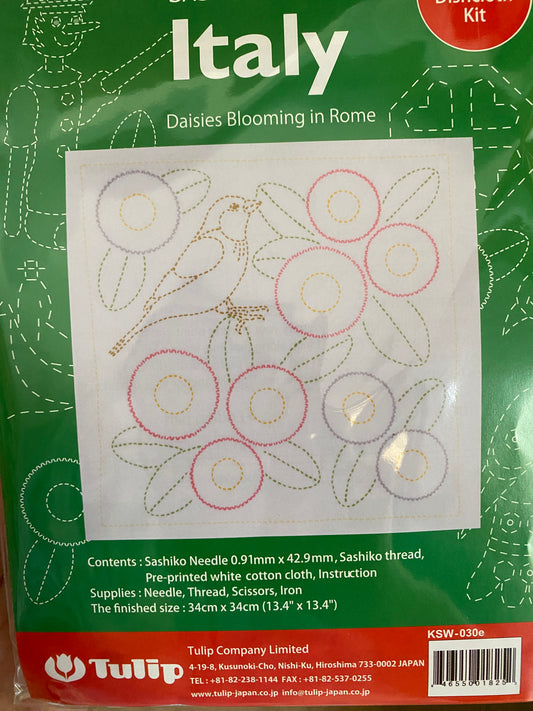 Sashiko Kit - Italian Folk