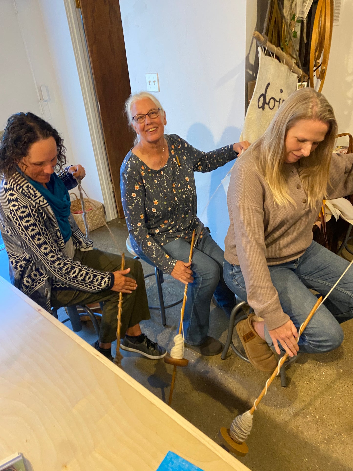 Spinning Fiber on Navajo Spindles, May 3 1:00-4:00pm