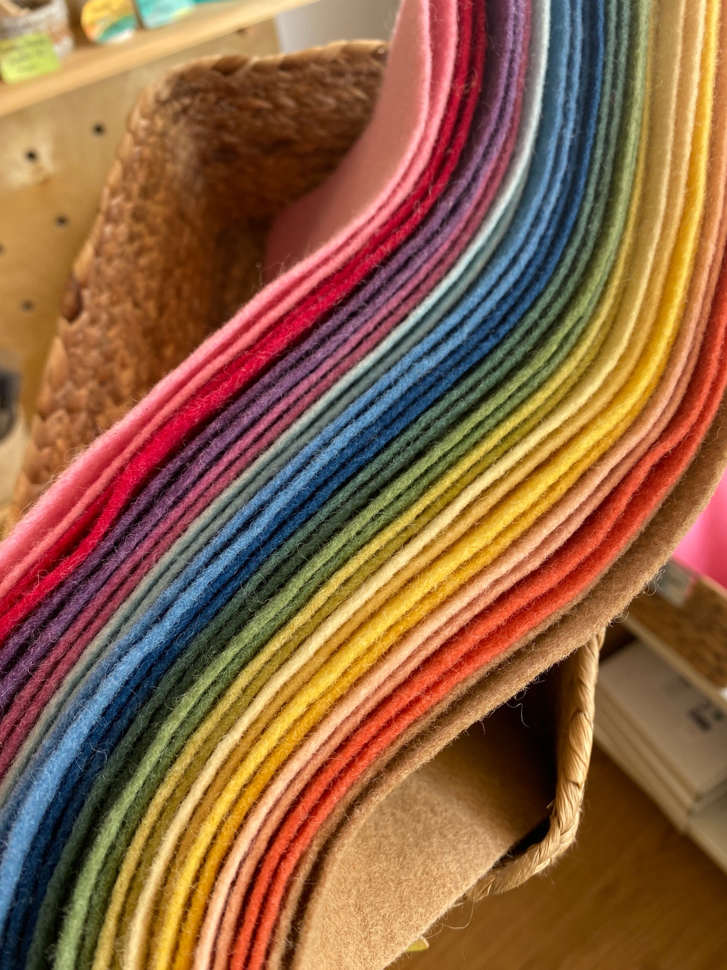 Plant Dyed Wool Felt - Individual Sheets