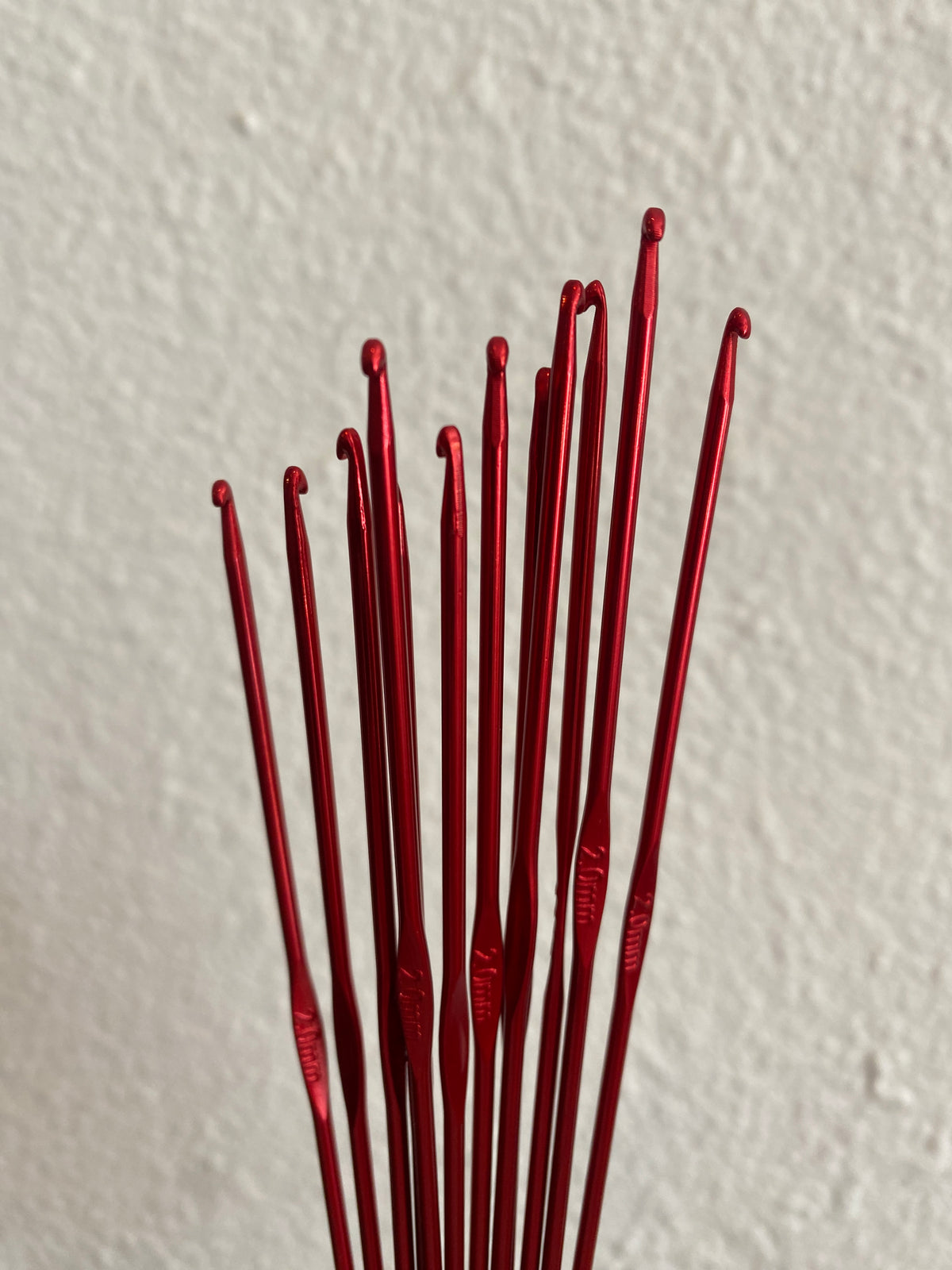 Crochet Hook, metal, size B/1 (2mm)