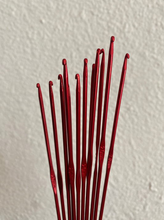 Crochet Hook, metal, size B/1 (2mm)