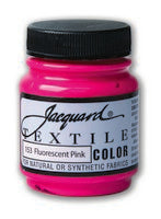 Fluorescent Pink Textile Color 2.25oz