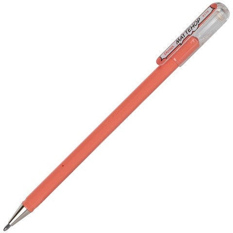 Hybrid Mattehop Gel Roller 1.0Mm Matte Coral Pink Ink