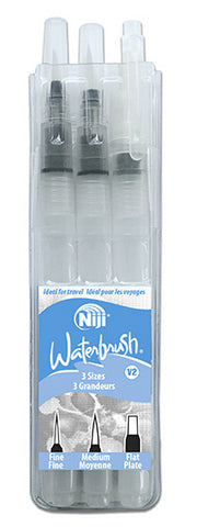 Niji Waterbrush 3Pc Set