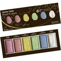 Kuretake Gansai Tambi -- Pearl Set of 6