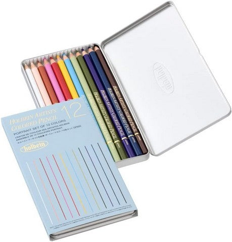 Holbein Artist Color Pencil Set Of 12 Portrait Colors