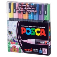3M Glitter Posca 8-piece Set