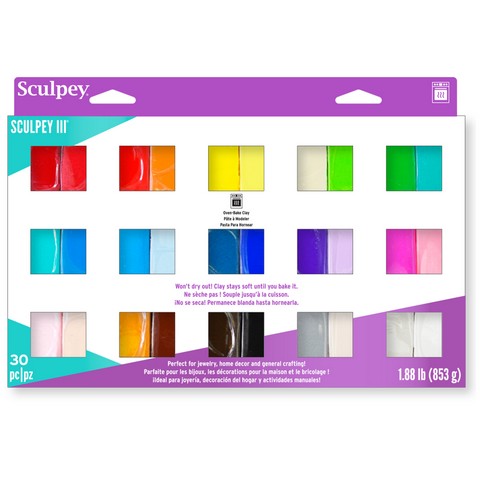 Sculpey III Sampler 30 pack 2oz