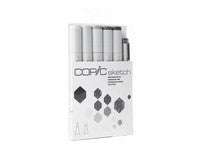 Copic Sketch Marker, 6 piece - Sketching Grays