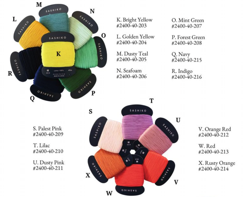 Daruma Thread (available in assorted colors)