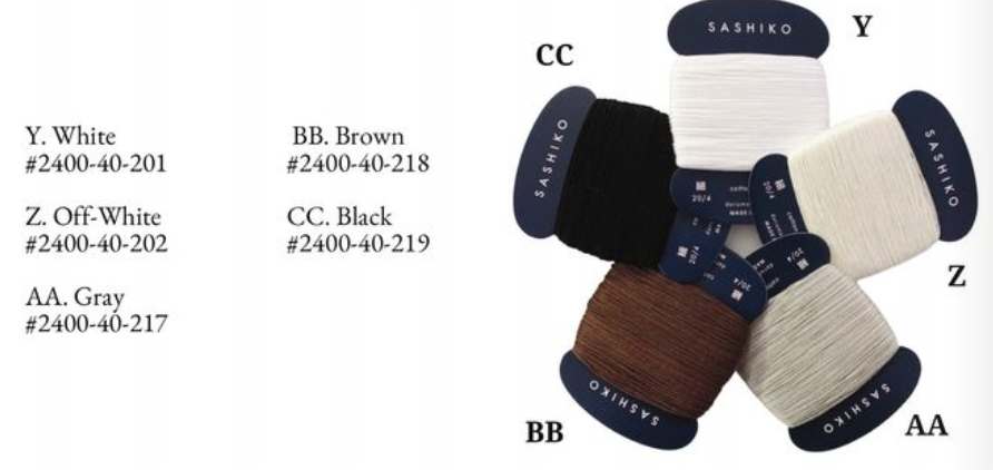 Daruma Thread (available in assorted colors)