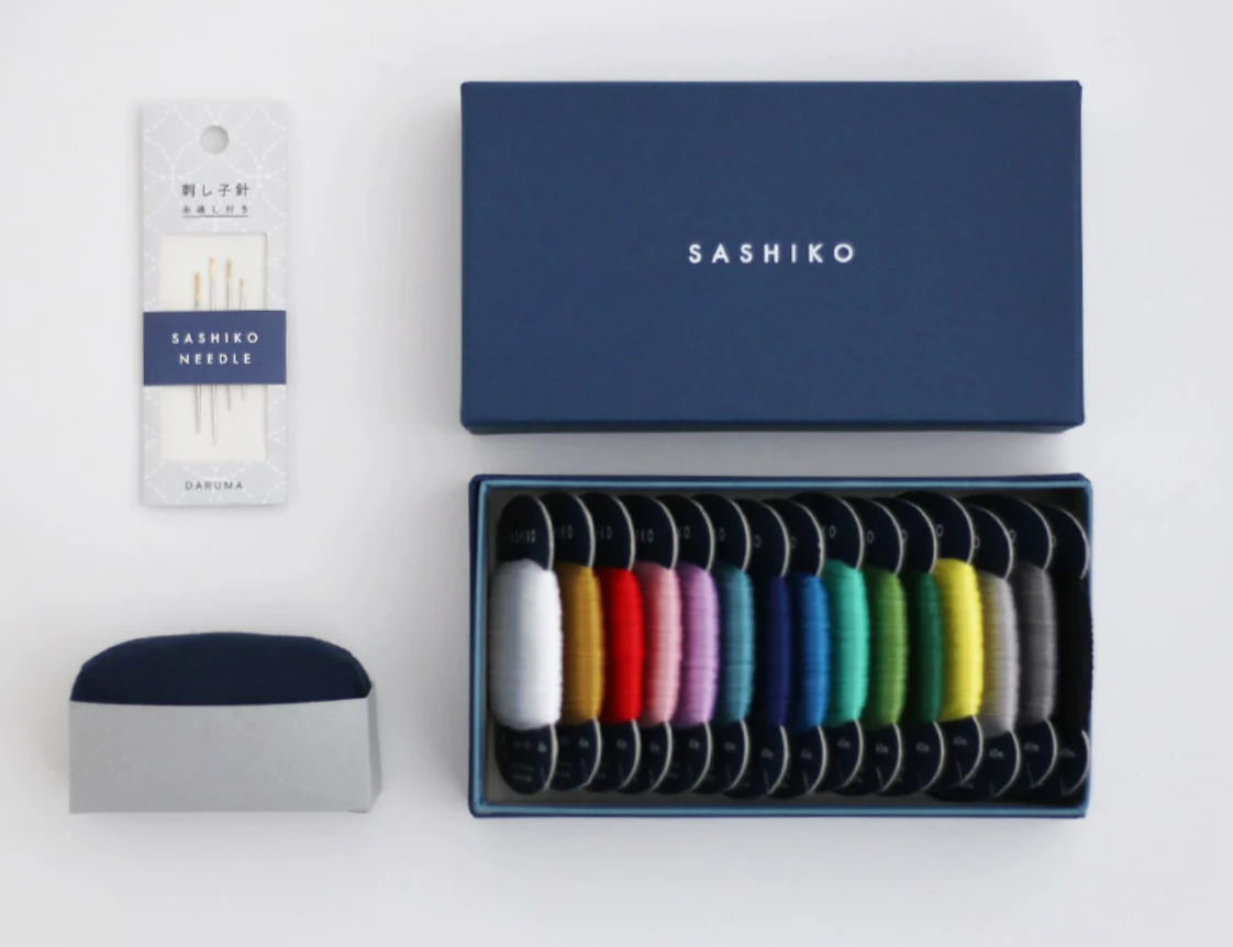 Daruma Thread Box - Small of Assorted Colors
