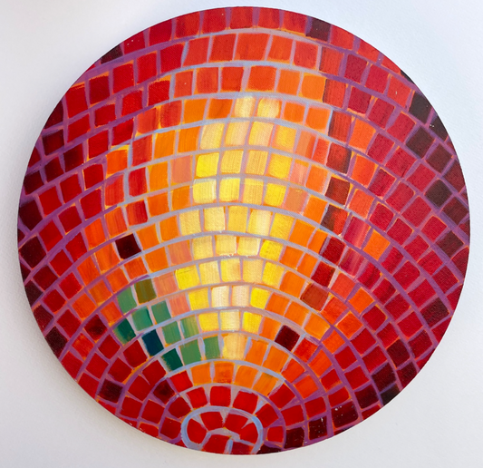 Introduction to Acrylic Painting: Disco Ball; Sat, Sep 5 @ 2:00pm**