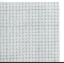 5mm Grid Sashiko, white - large panel