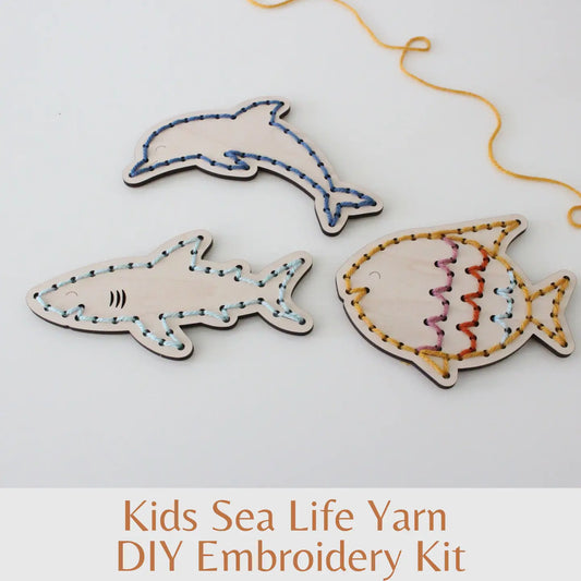 Sea Life Embroidery Kit