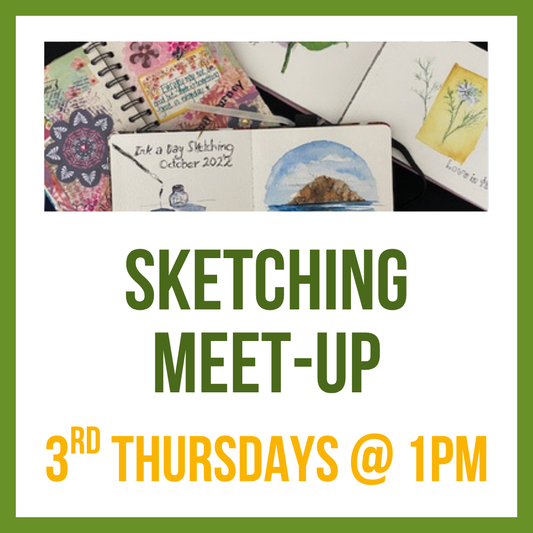 Sketching Meet-up; 3rd Thursdays @ 1pm