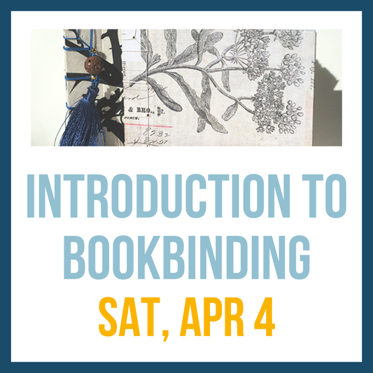 Introduction to Bookbinding; Sat, Apr 4 @ 2:00pm