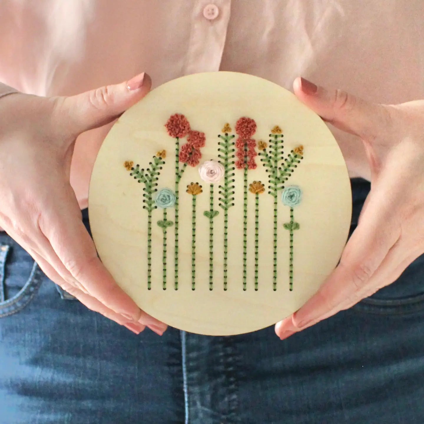 Signature Stems Wood Embroidery Kit