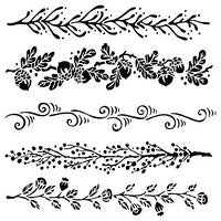 Fancy Borders Stencil