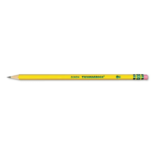 Ticonderoga HB2 Pencil - yellow