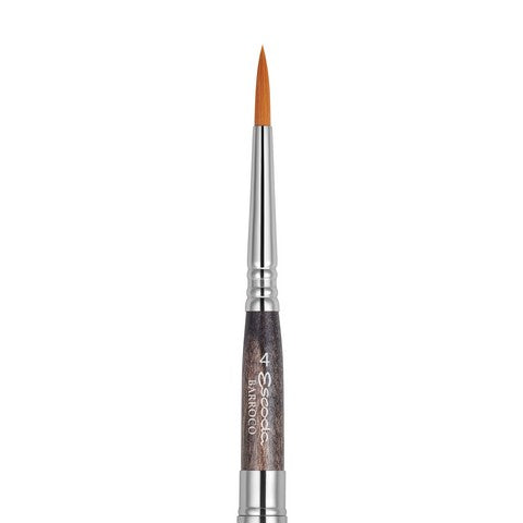 Escoda Perla Toray Synth Gold Travel Brush, size 4