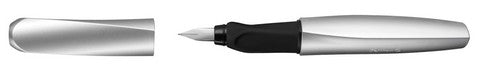 Twist Fountain Pen, Medium -- Silver