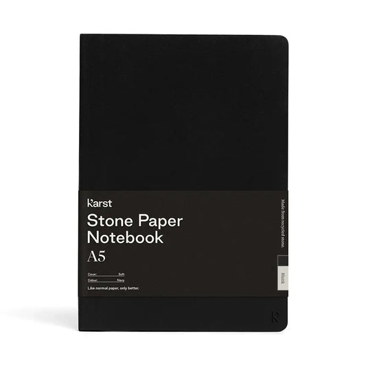 Karst A5 Lined Softcover - Black