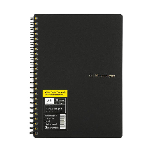 Dot Grid Notebook A5 - Mnemosyne