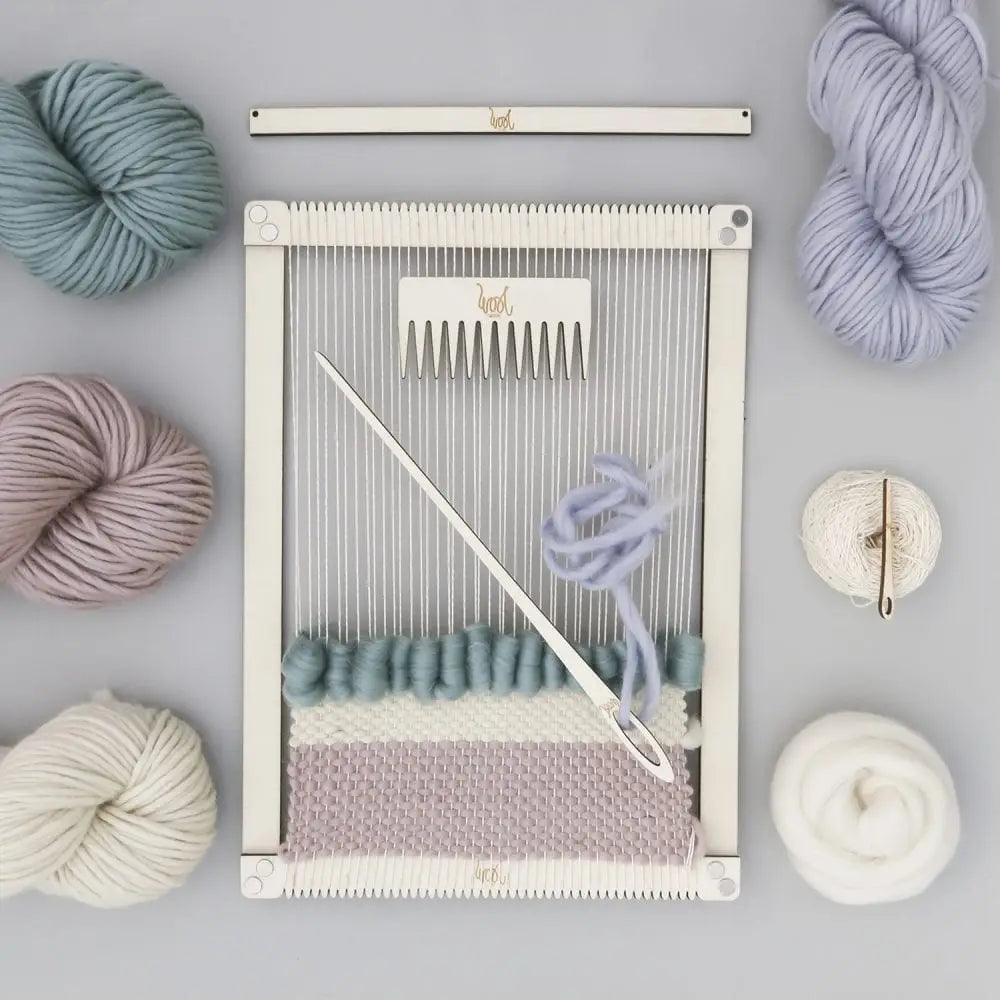 Wool Couture Weaving Loom Kit - Calm