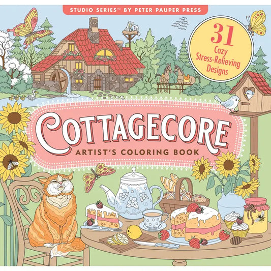 Cottage Core Coloring Book