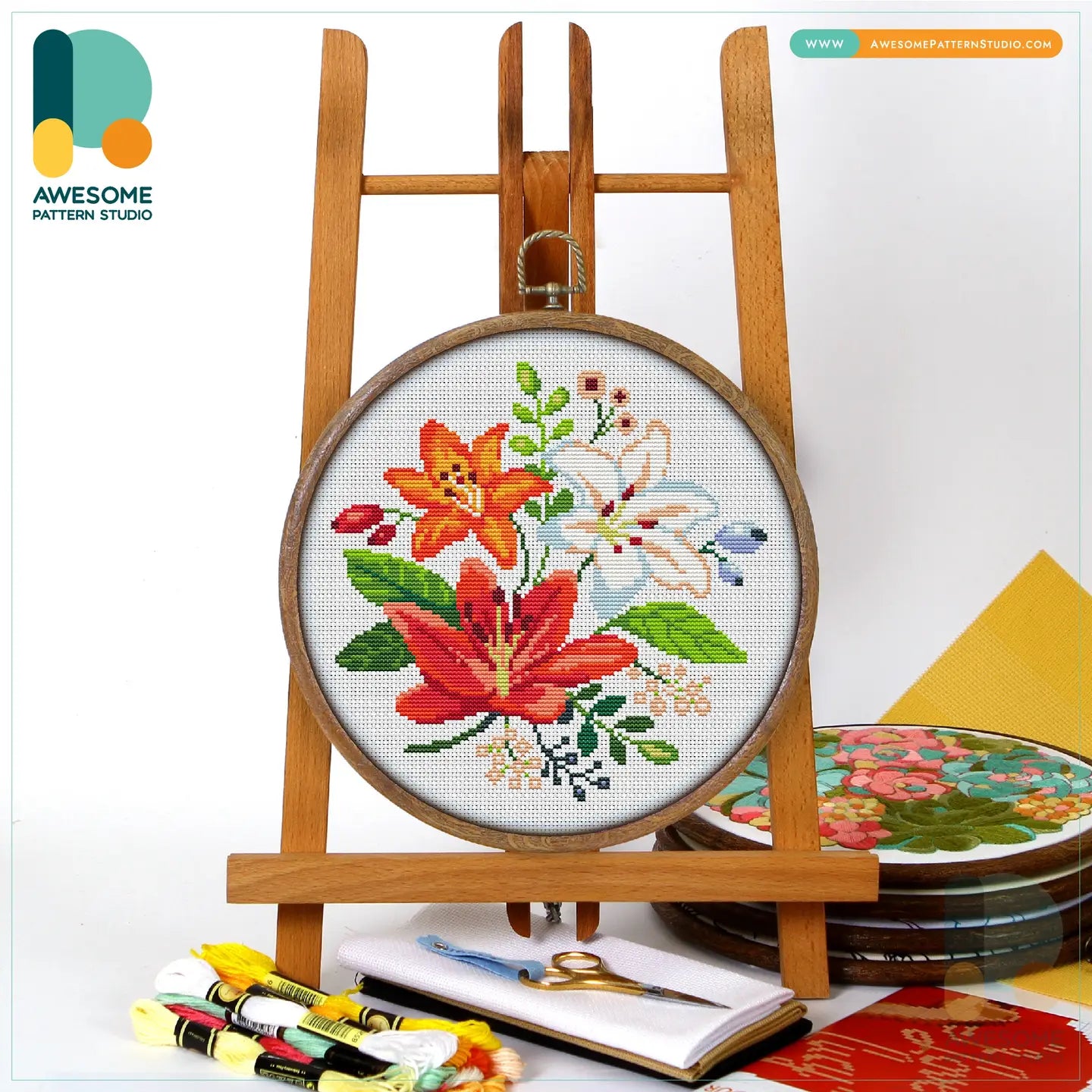 Lily - Counted Cross Stitch Kit